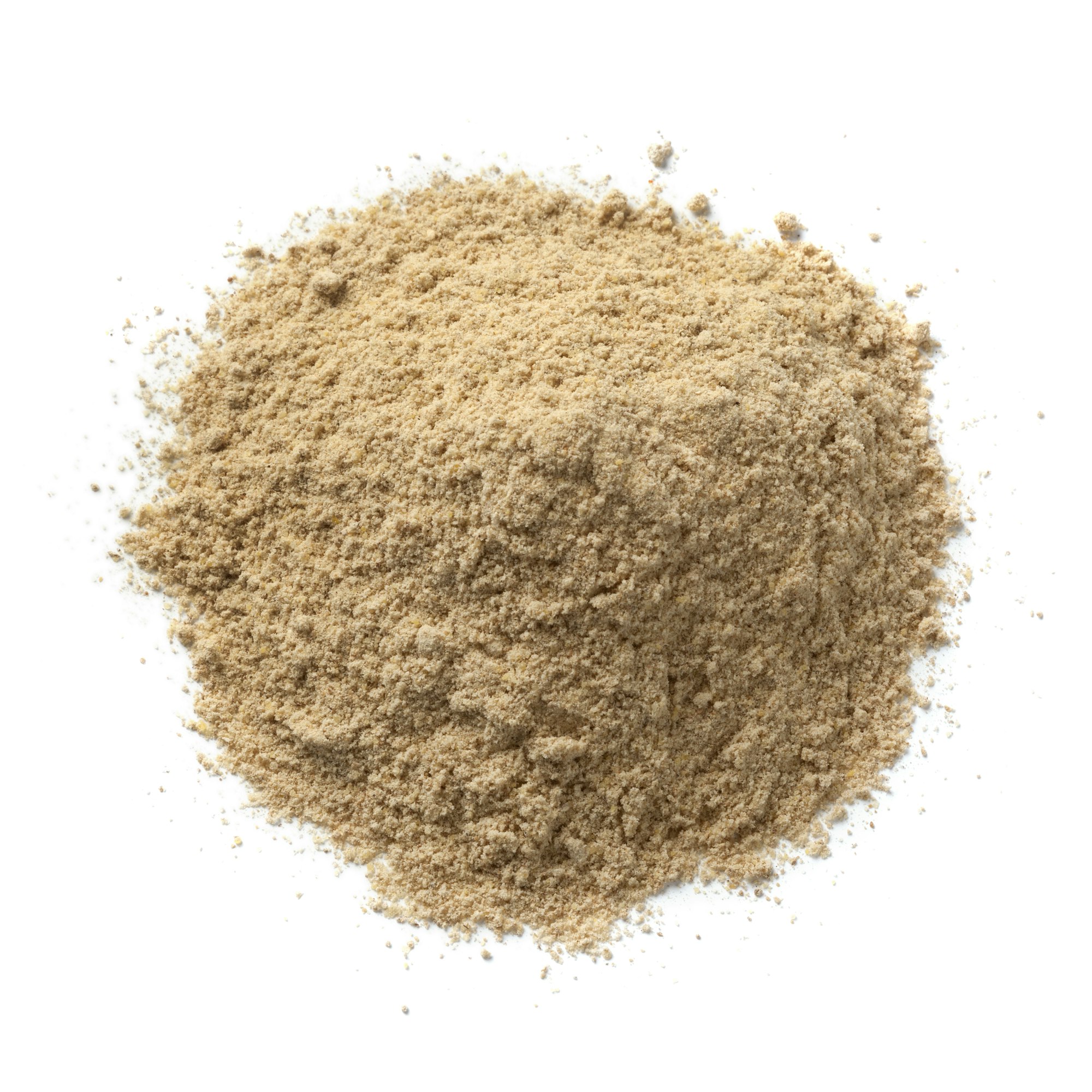 Heap of ground kencur powder